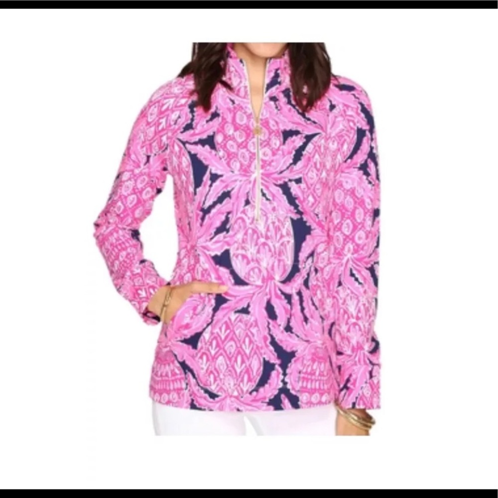 Lilly Pulitzer Skipper Popover in Coco Safari Pineapple 🍍